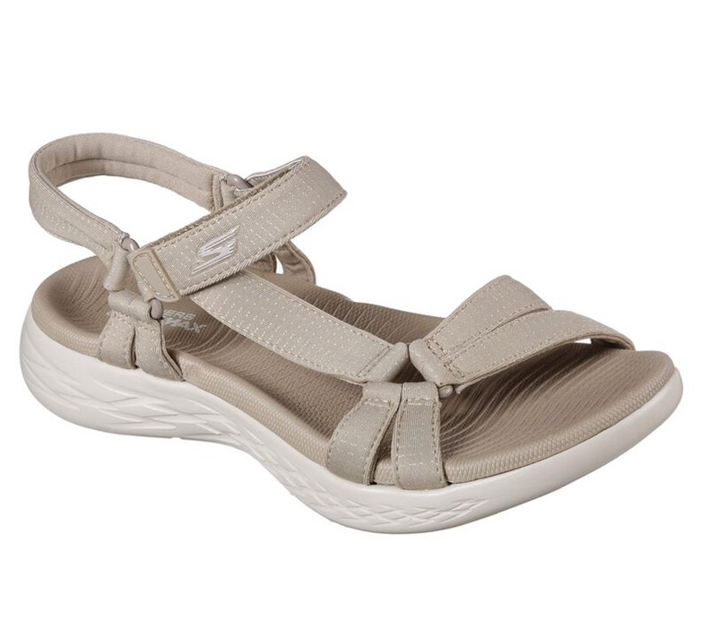 Skechers On The Go 600 - Brilliancy - Womens Sandals Beige [AU-NO6911]